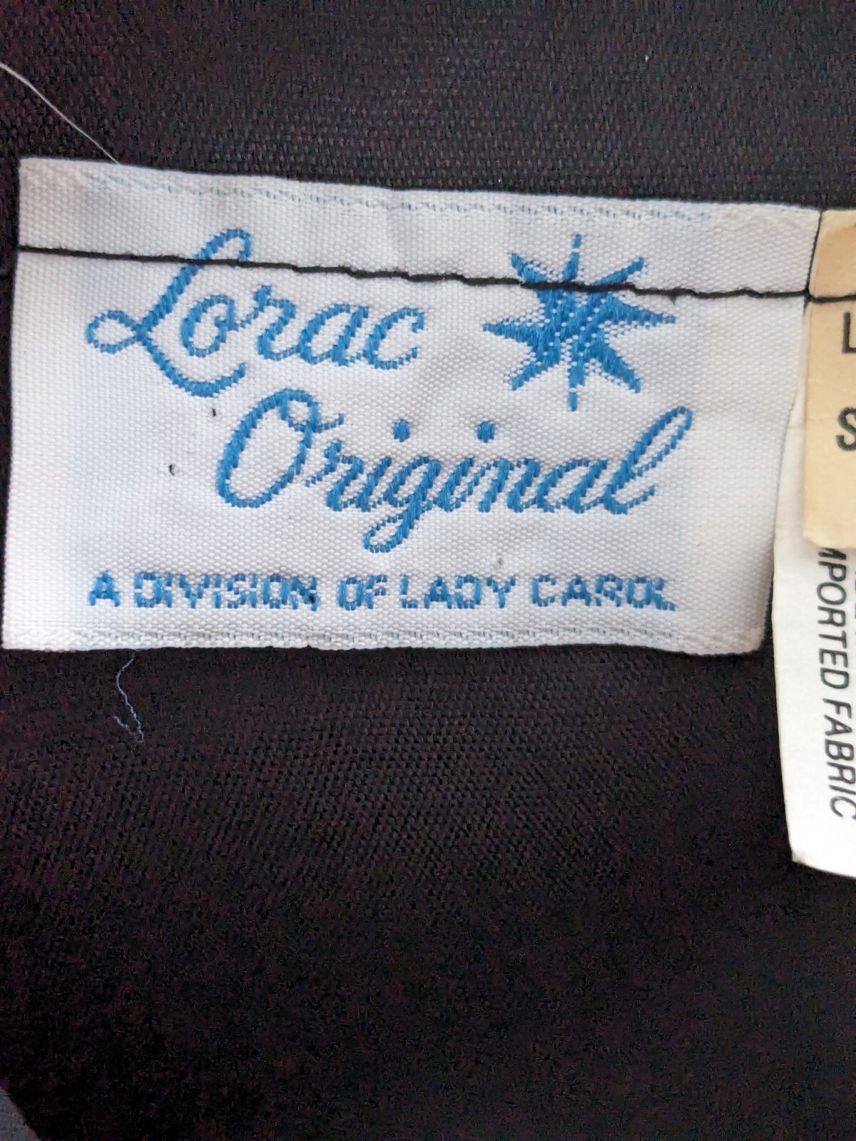 Lorac Original Dress Women’s L/XL Vtg 80s Red Black Stripe Drop Waist Nostalgic