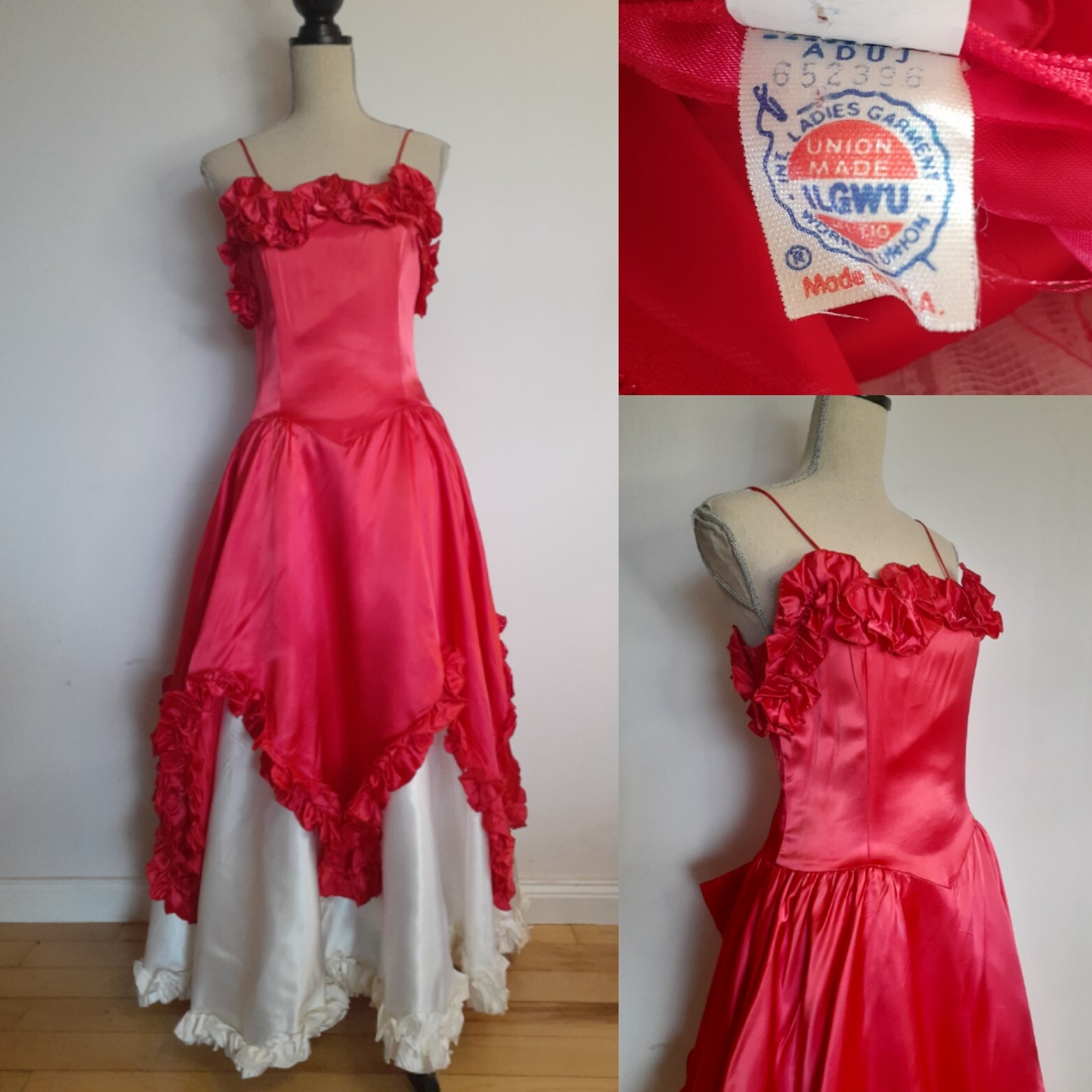 True Vintage S Saloon Dolly Parton Texas Can Can Moulin Rouge Dress Cosplay