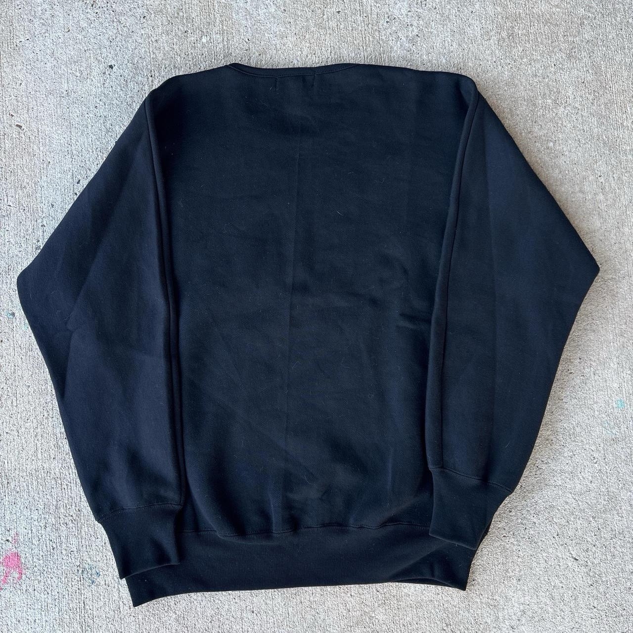 Eminent Women’s Floral Embroidered Floral Graphic Sweatshirt Black Small Cotton