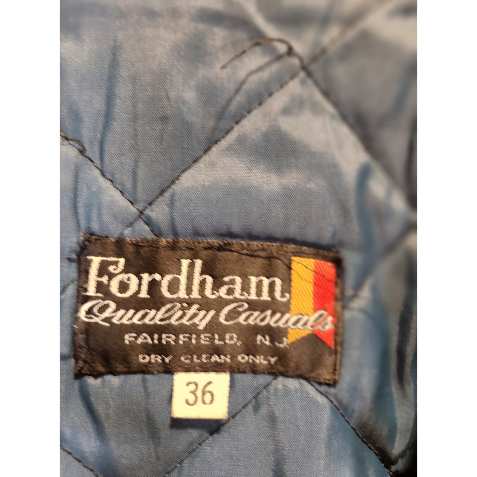 Vintage Live Oak Cheer Letterman Jacket Wool Varsity USA Fordham 36 Small