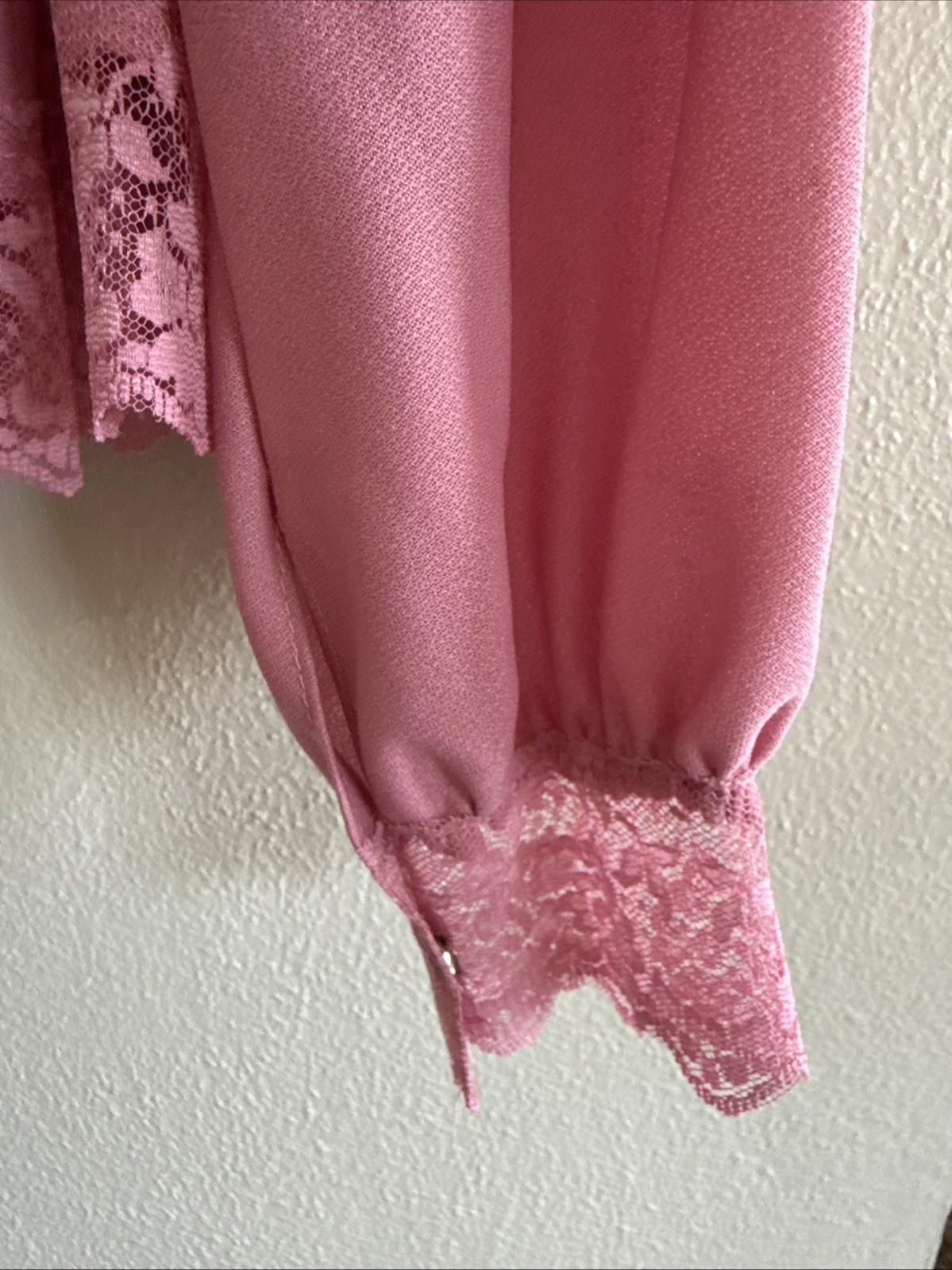 Vintage JC Penney Fashions Pink Dress With Cardigan Size 14.5 Women’s 1970s