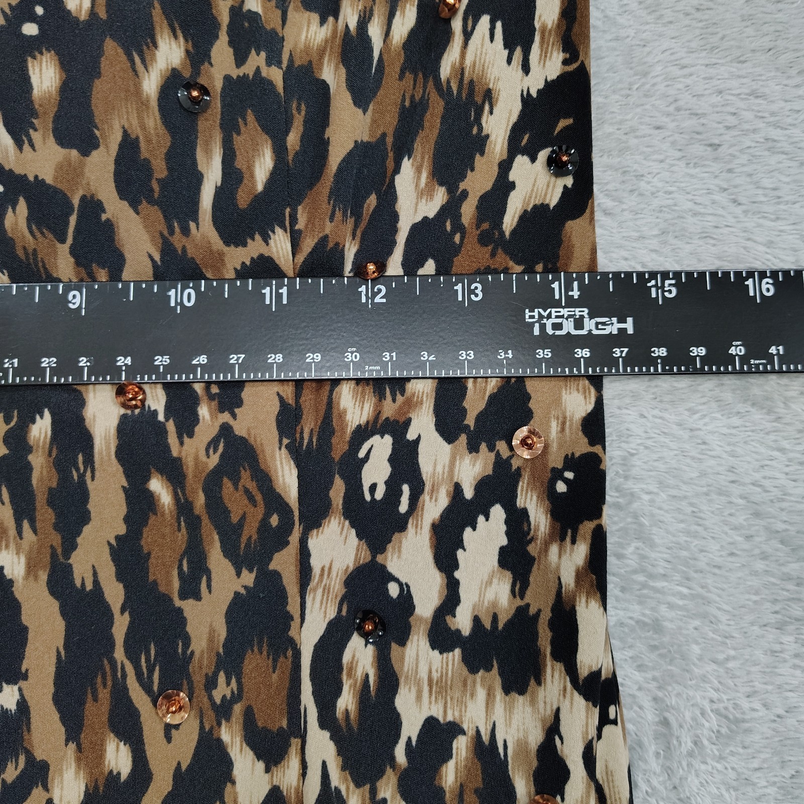 Vtg Morton Myles for the Warrens Party Dress Sz 6 Glam Black Tiered Animal Print