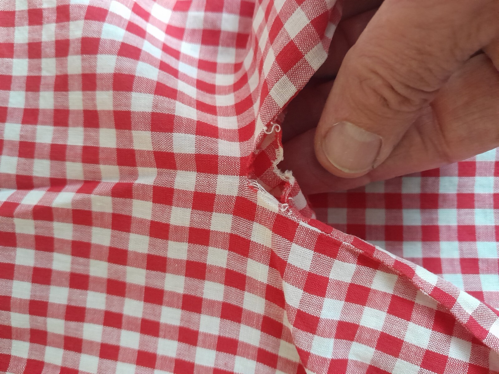 1950S LADIES BLOUSE TOP ROCKABILLY WESTERN CHECKS ROCK N ROLL LARGE XL