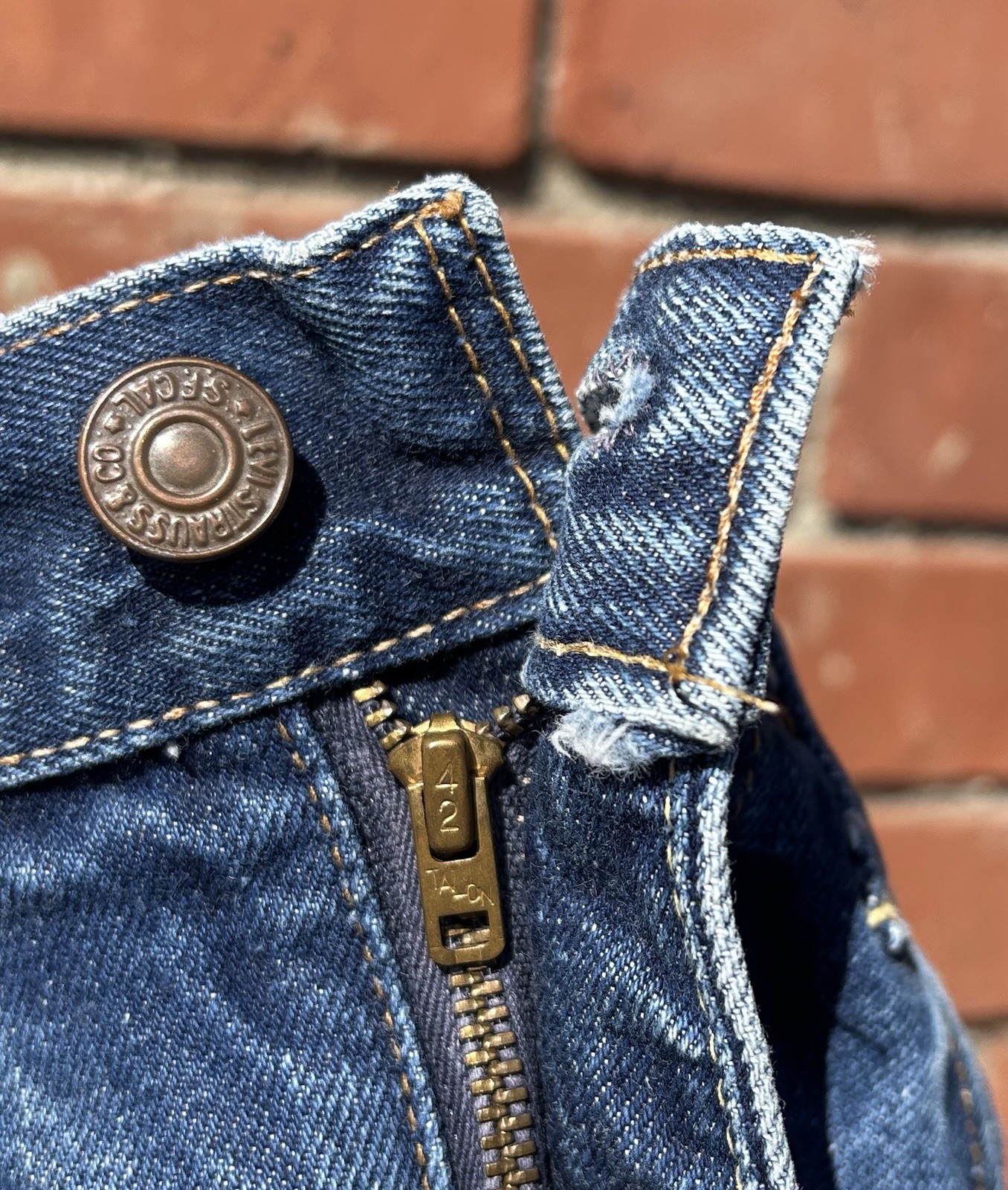 True Vintage 505’s Levi’s Big “E” Denim Cutoffs/ 505 -0217 /Late 60’s Early 70’s