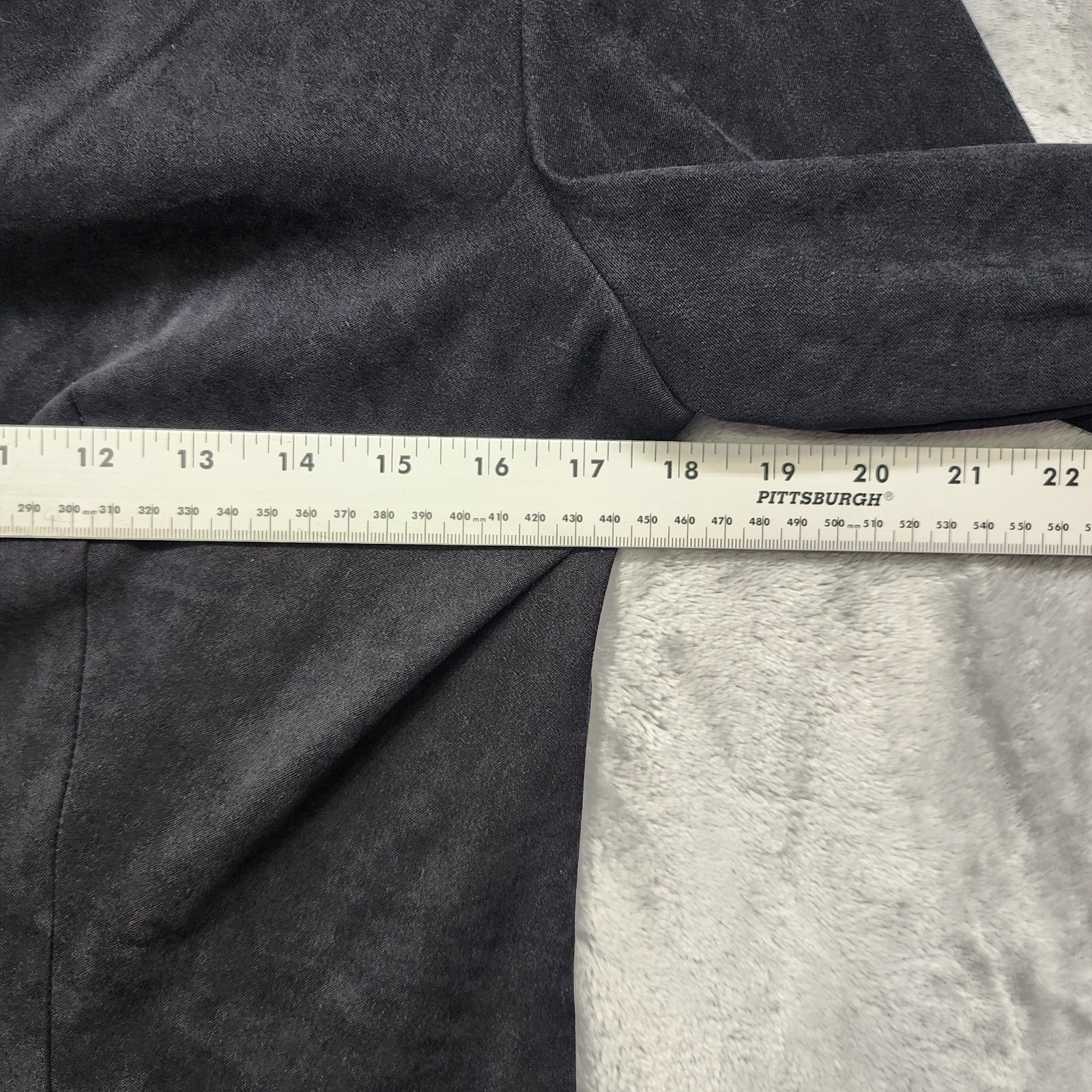 Vintage Brett Alixander Jacket Womens 12 Black Stretch Sueded Polyester Lined