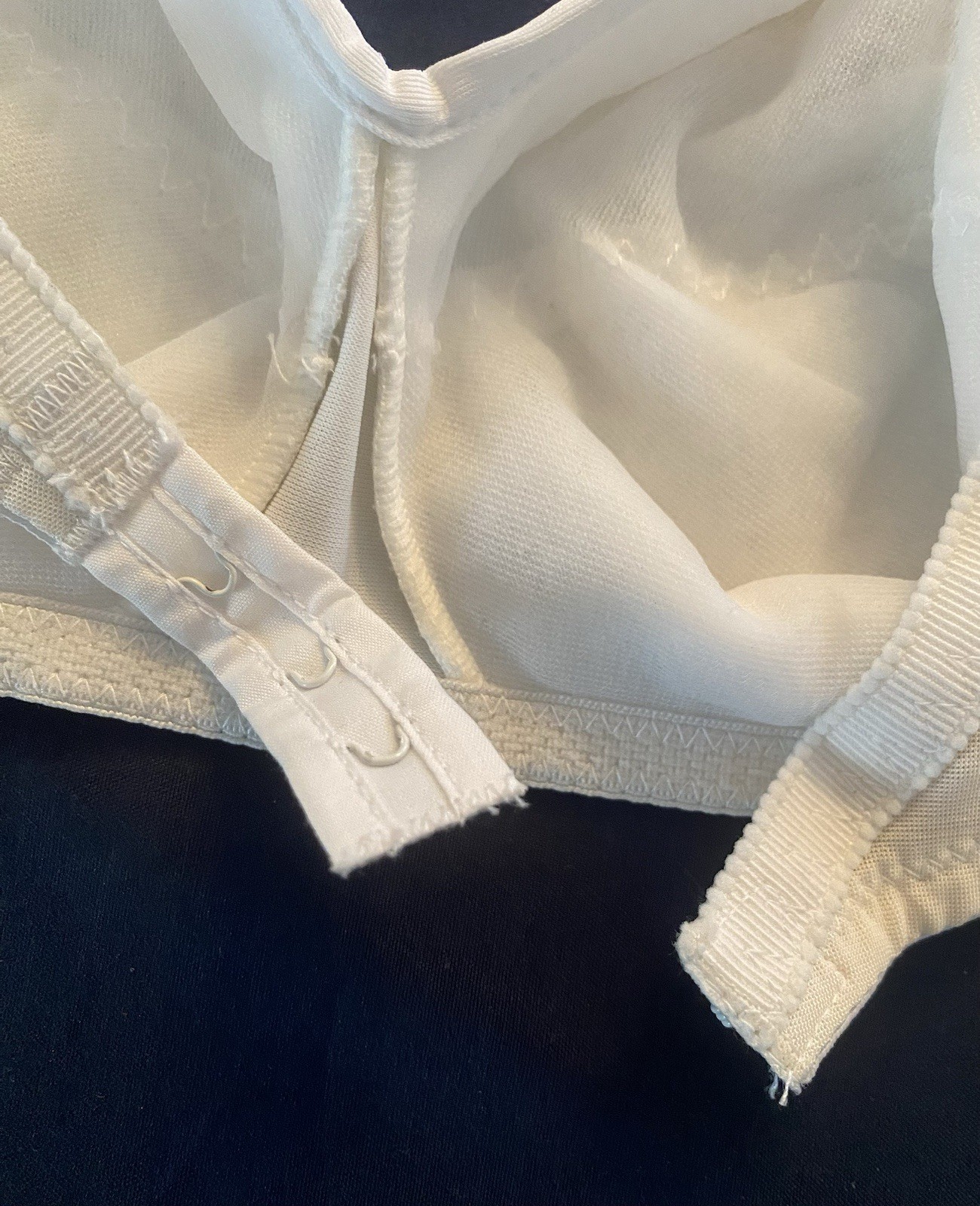 Vintage Exquisite Form Camisole Bra 36C Wirefree Nylon Lightly Lined White NWT