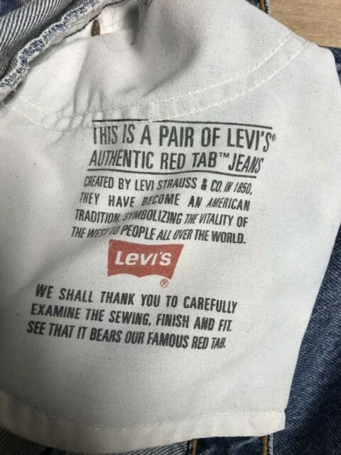 Levis 550 Relaxed Tapered Jeans 18 Reg L (35×32)