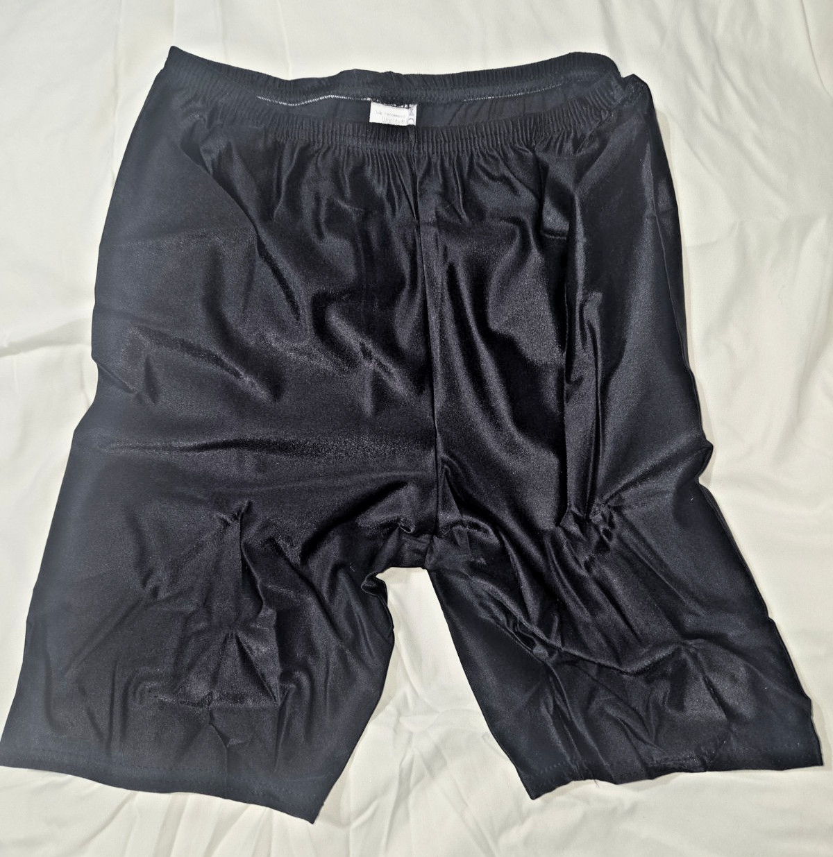 New NOS VTG Instant Replay M Nylon Lycra Bike Shorts Black 120/145 lbs 5’2 / 5’7