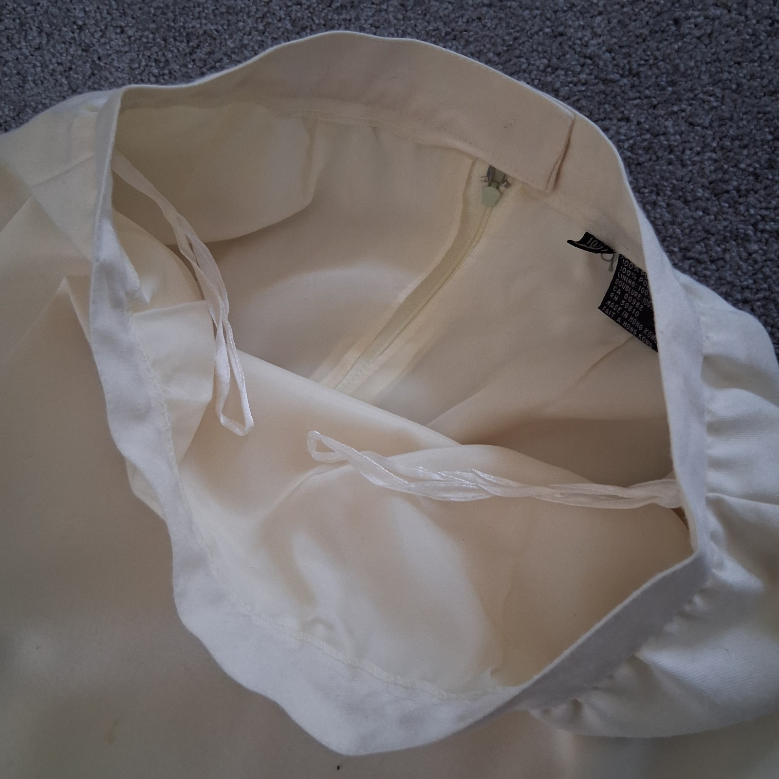 VTG Sasson Women’s Cream/Off-White Skirt Suit Outfit Size 10/11 Lined