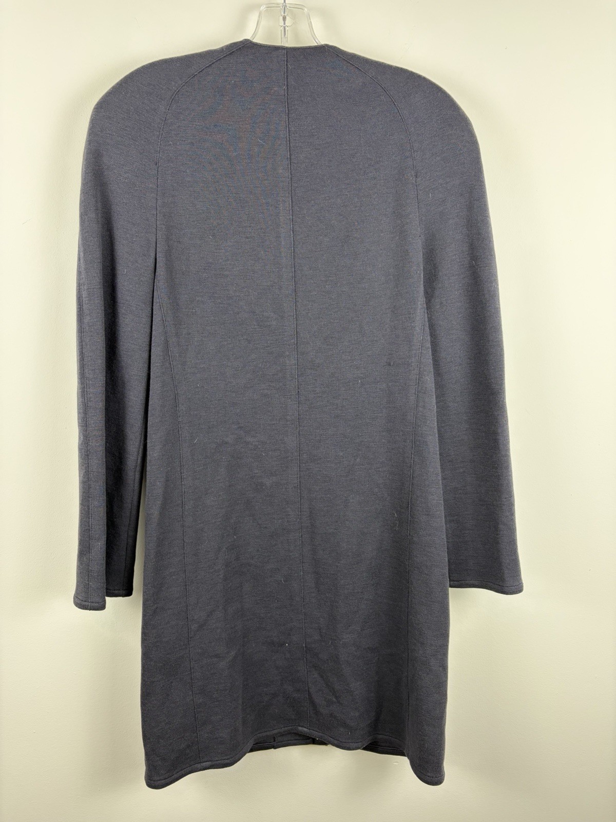 Vintage Sonia Rykiel Navy Suit Dress 80s Made In France 100% Wool 6/8