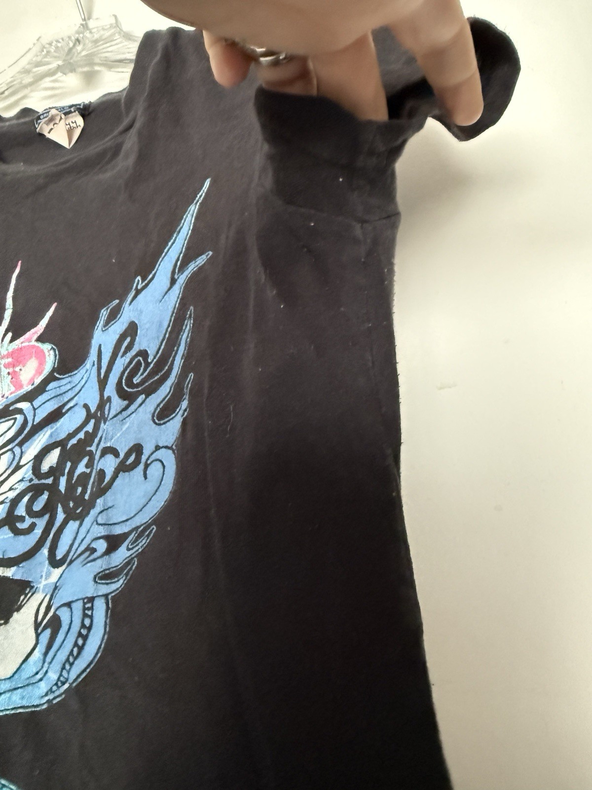 Rare Vtg Y2K Von Dutch Graphic Skull Sword “Trust No One” T-Shirt- PL *Read