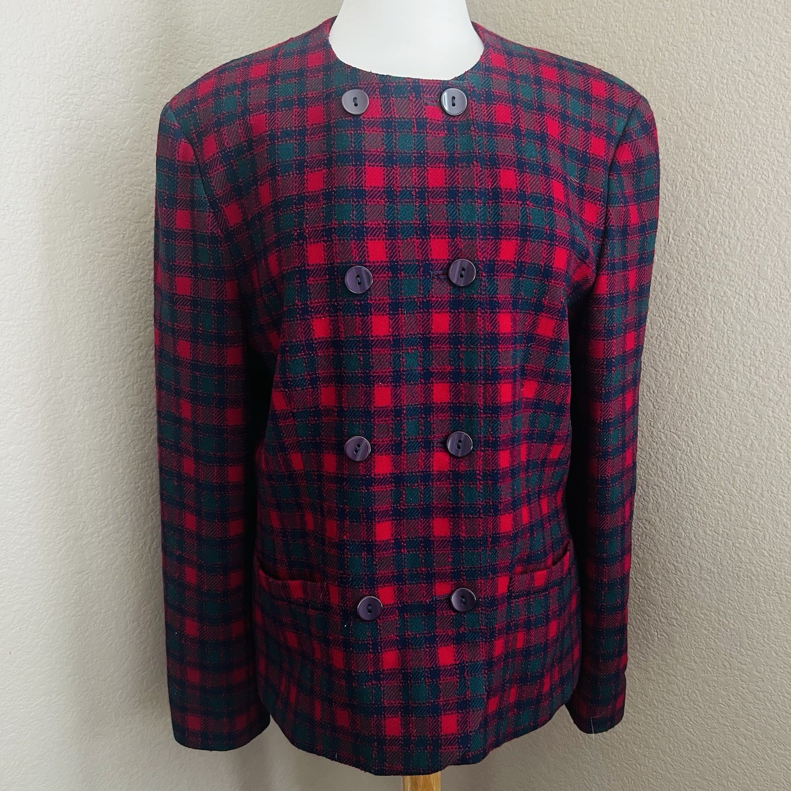 Vintage Pendelton wool jacket womens 16 Tall. Made in USA.