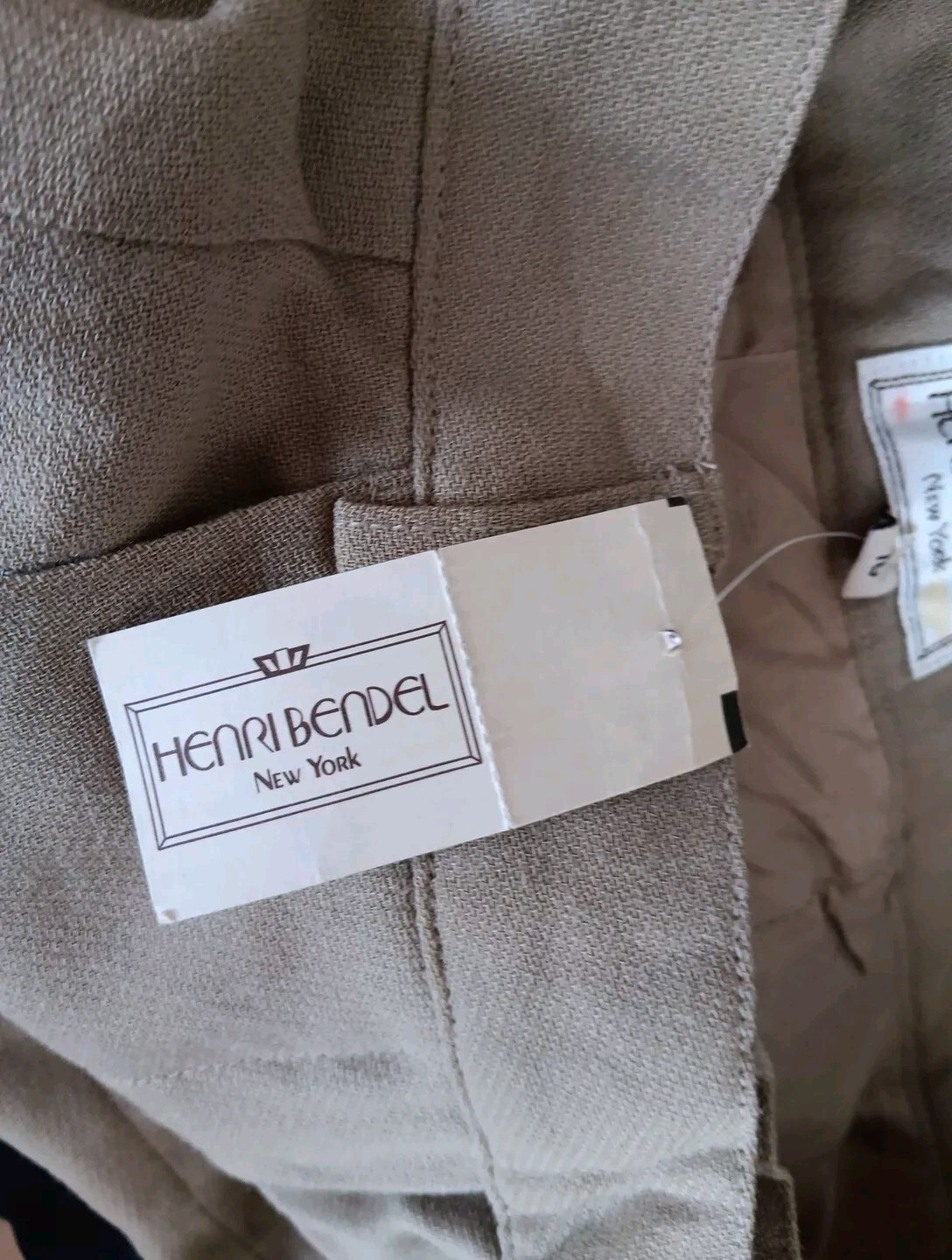 NWT Henri Bendel Women Worsted Wool Slacks Pants Sz 10 New/Old VTG Made in USA