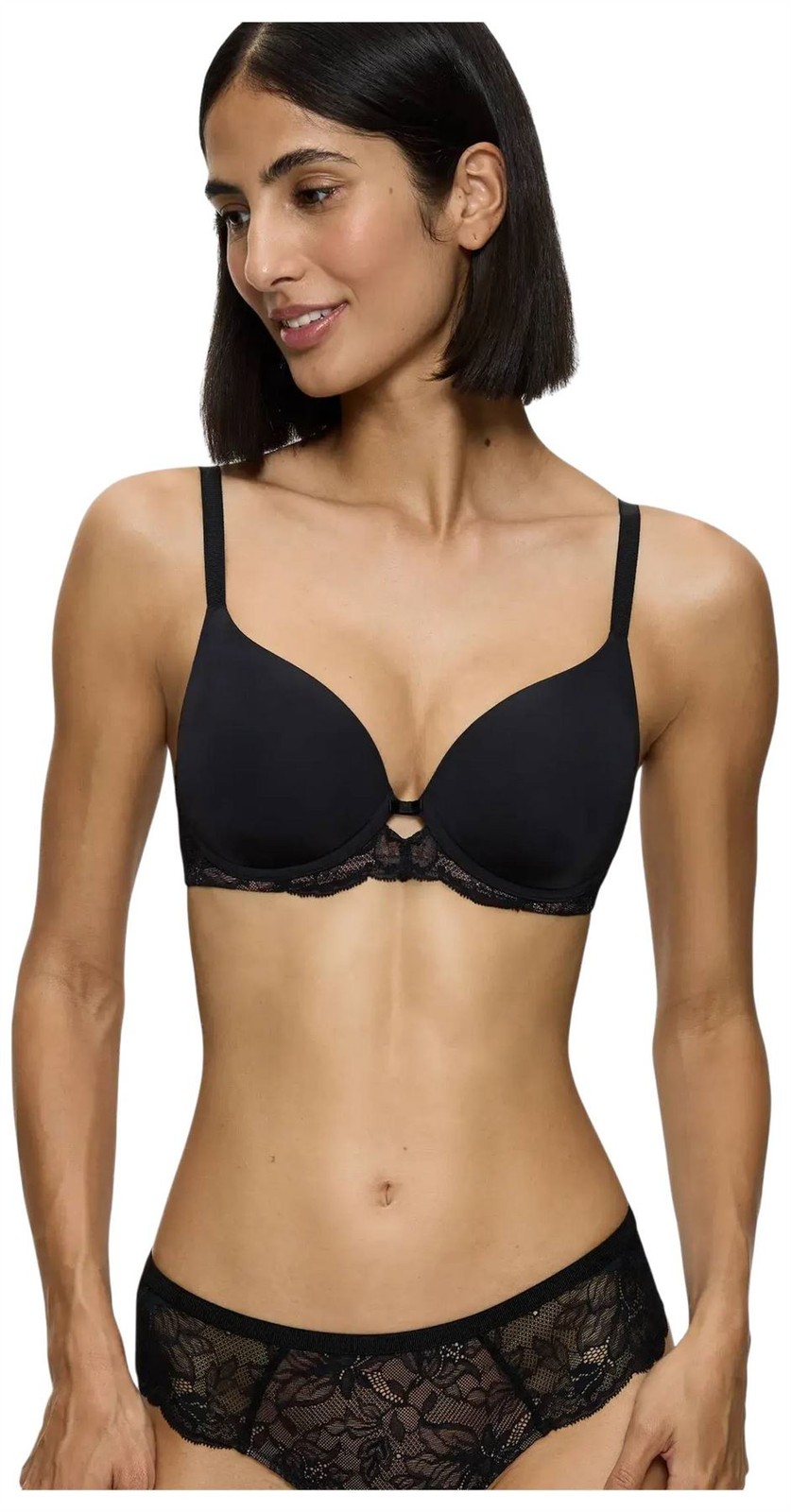 Triumph Womens Amourette Charm Wired Padded Bra – Black