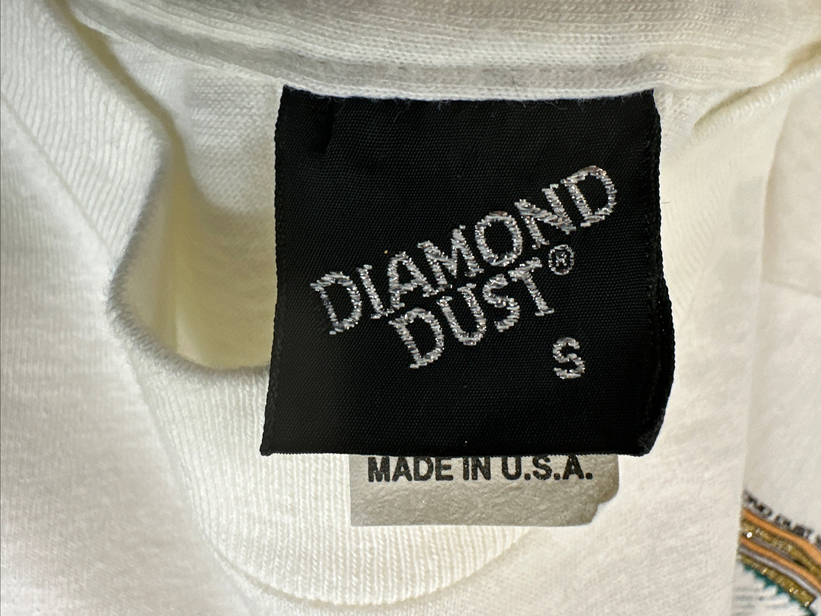 S Vintage DIAMOND DUST USA Single Stitch T-Shirt NATIVE AMERICAN First Nations