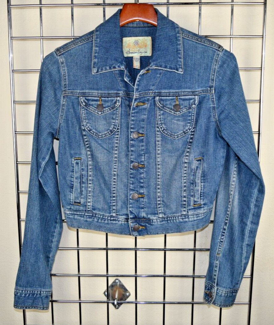 Vintage Jean Jacket Size S/M 90s American Rag Cie Classic Blue Wash Soft Cotton