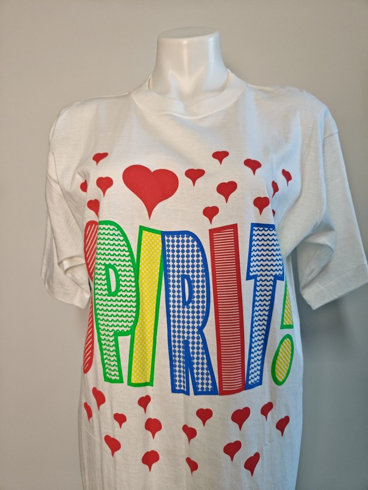 Vintage Spirit Unisex Oversized T-shirt Single Stitch SPIRIT Graphic By CATAPULT