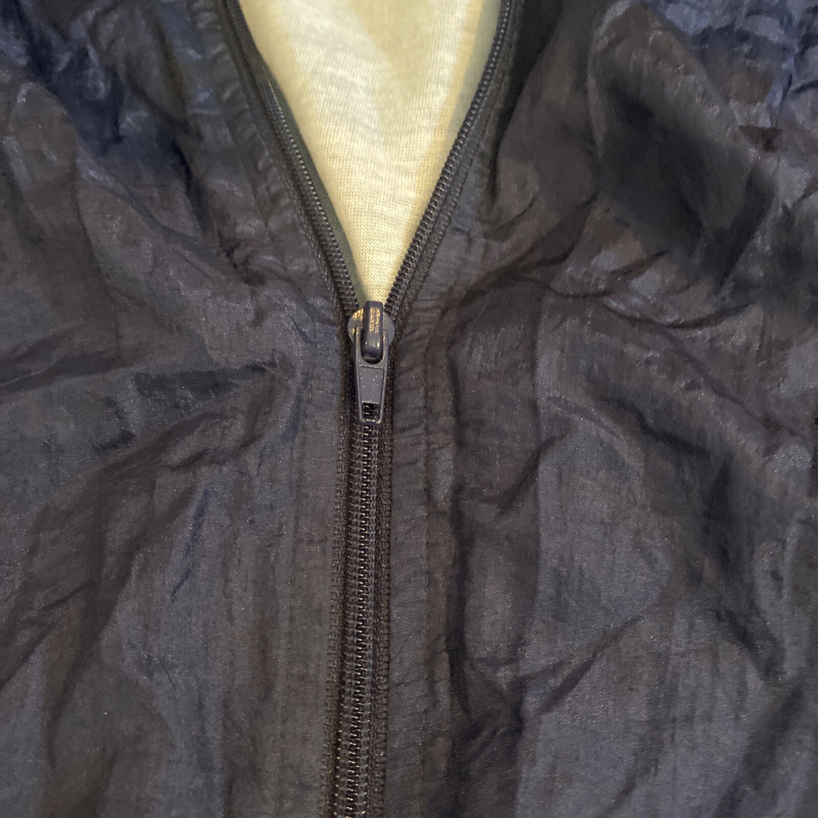 Rare Vintage 90s Laura Katherine Navy Blue And GreenWindbreaker Tracksuit Size M