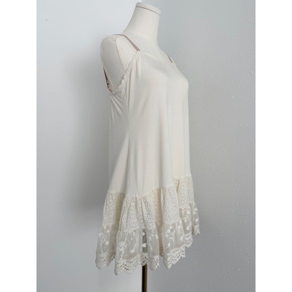 NWT Matilda Jane Spoonful of Sugar Ivory Lace Slip Dress Boho Cottagecore (L)