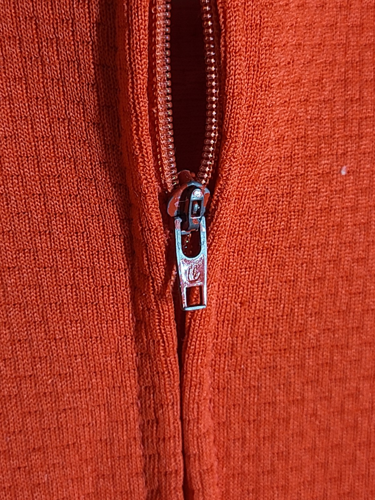 Vtg 70s Scooter Dress Fluoro Orange Princess Seamed Mod Full Skirt M Retro