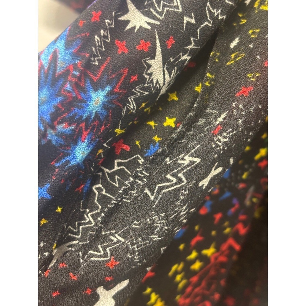 Zadig & Voltaire NWT Retouch Glam Rock Mini Dress Black/Multi Color XS MSRP $498