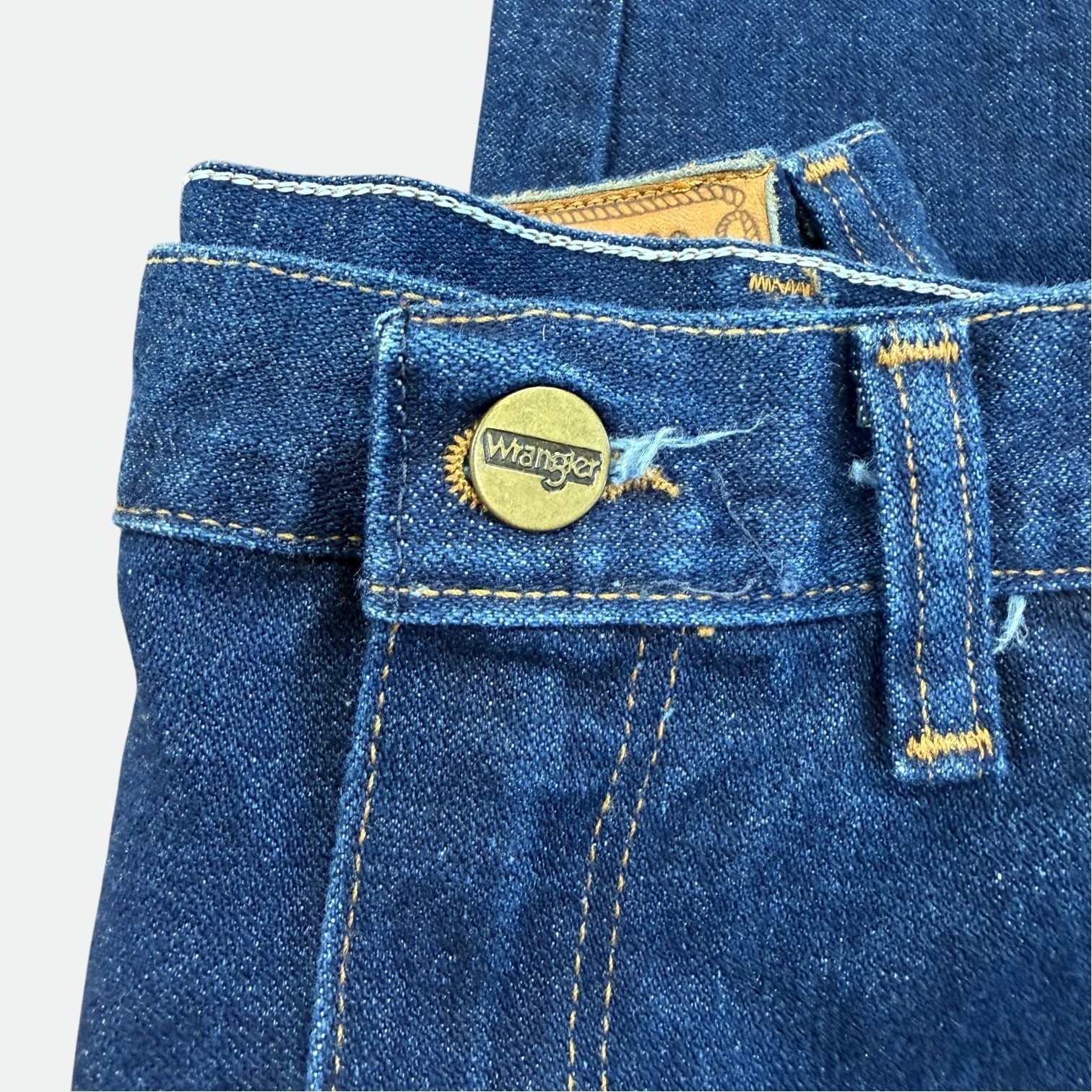 Vintage Wrangler USA Made Misses Full Fit 12 Jeans 80s Western Denim High Rise