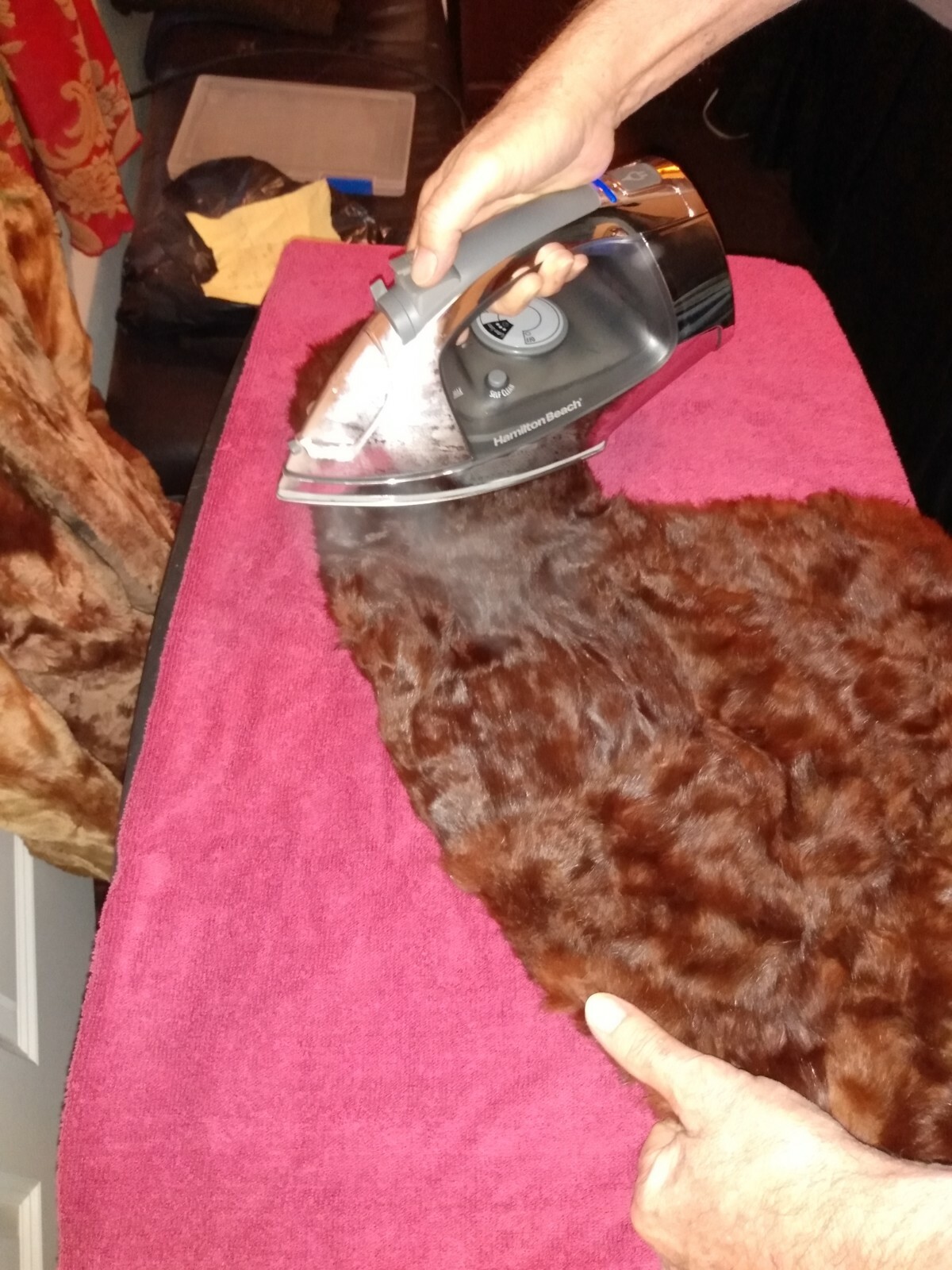 Vintage Fur Stole Wrap Mink or Chinchilla perhaps.