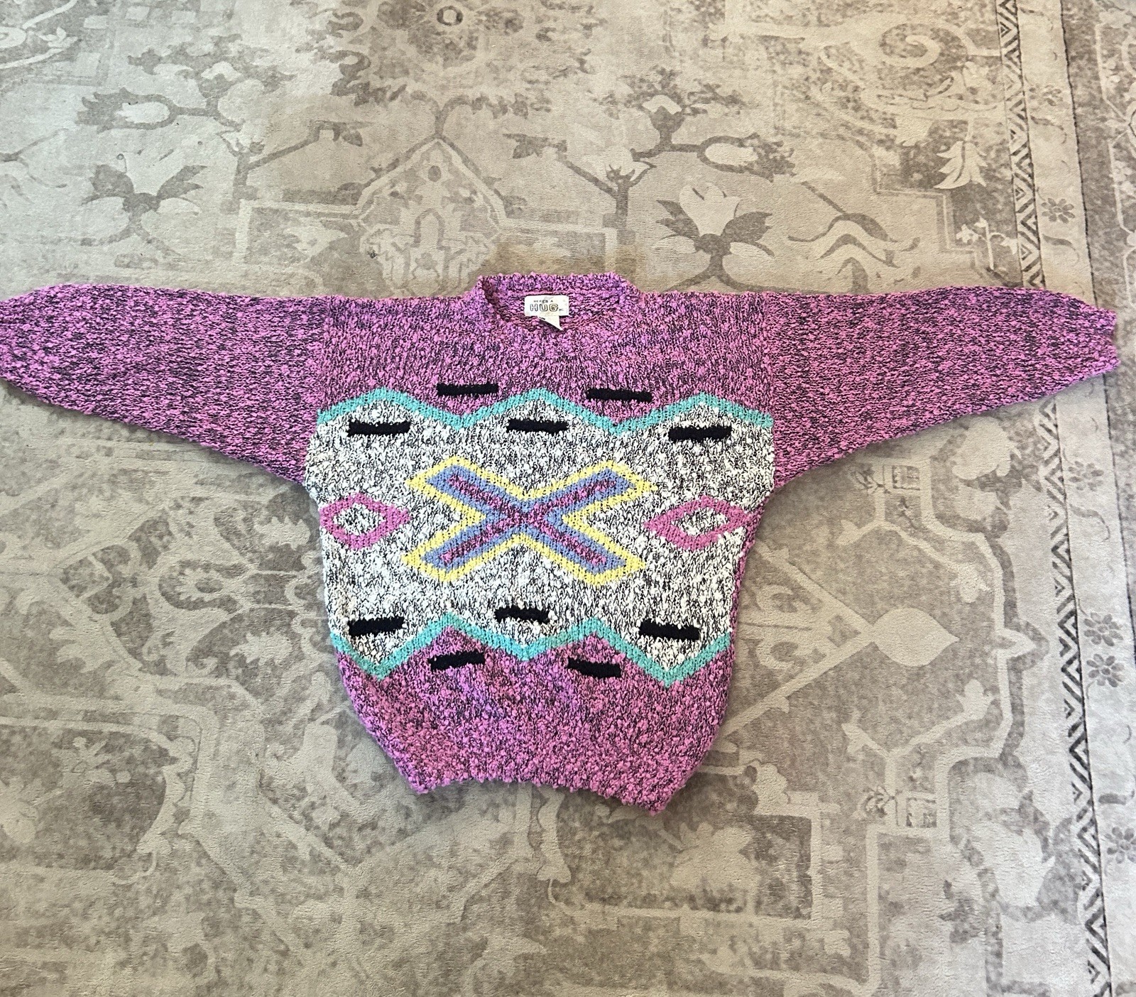 1980’s Women’s Medium Here’s A Hug Sweater