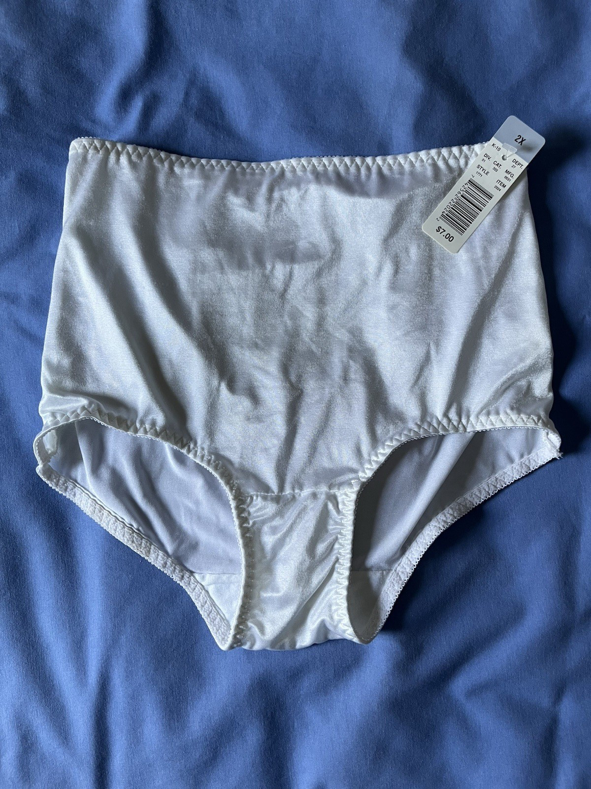 NWT Vanity Fair VTG Whispersoft Perfectly Yours style 1771, white size 9/2XL