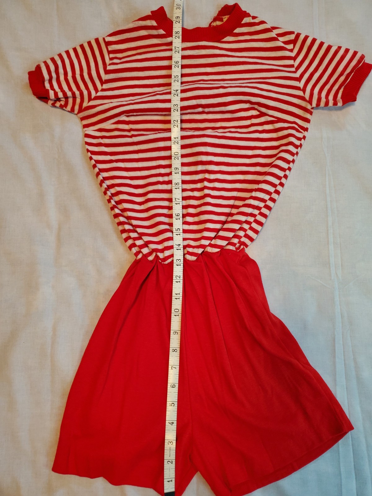 Vintage 70s 80s Lady Champion Gym Phy Ed Uniform Jumpsuit Teen Girl Juniors XS