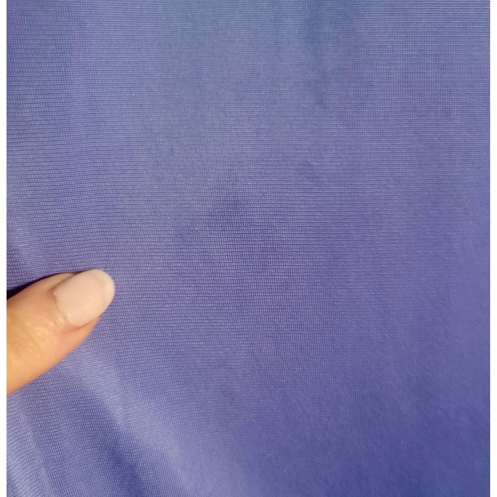Vintage Shadowline Nightgown Long Periwinkle Blue Purple Lace Bodice Maxi