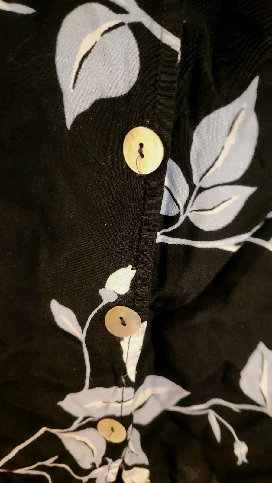 Melrose Studio Womens Blouse Tropical Button Up Hawaiian Vintage SZ Large