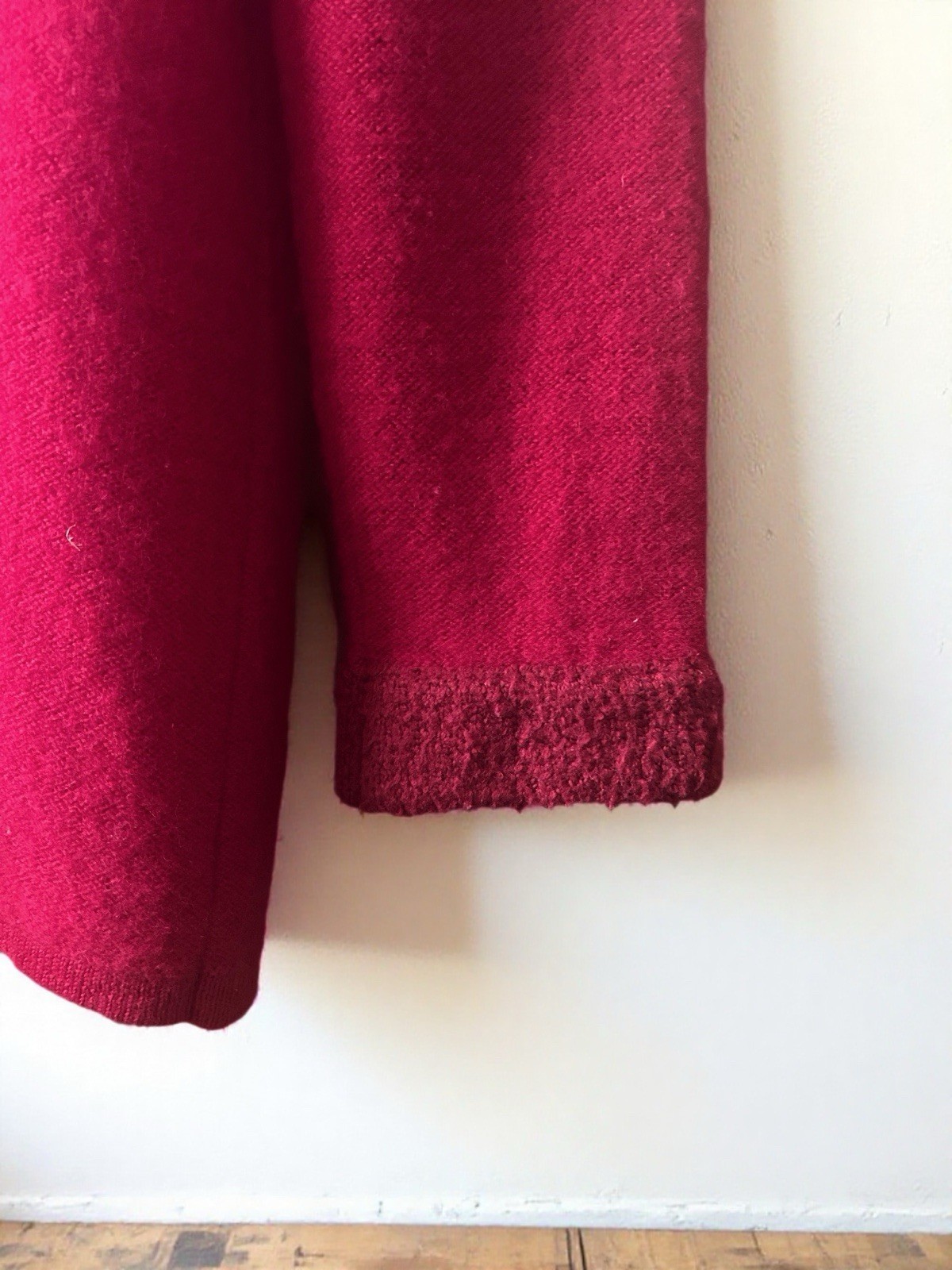 Vintage Karen Scott Wool Button Up Cardigan with Shawl Collar. Medium