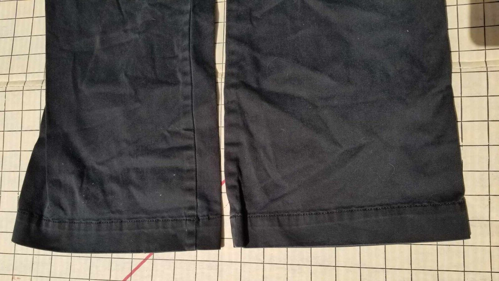 VINTAGE RED RIVET JEANS Black Size 16 Cargo Pockets 1990’s Emo Goth Punk