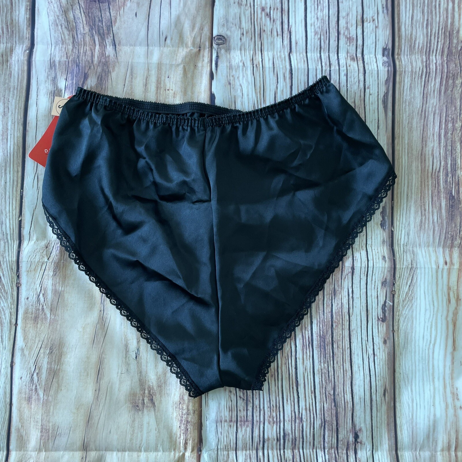 Vintage Body Chic Black Lingerie Lace Small Underwear Knickers NOS new