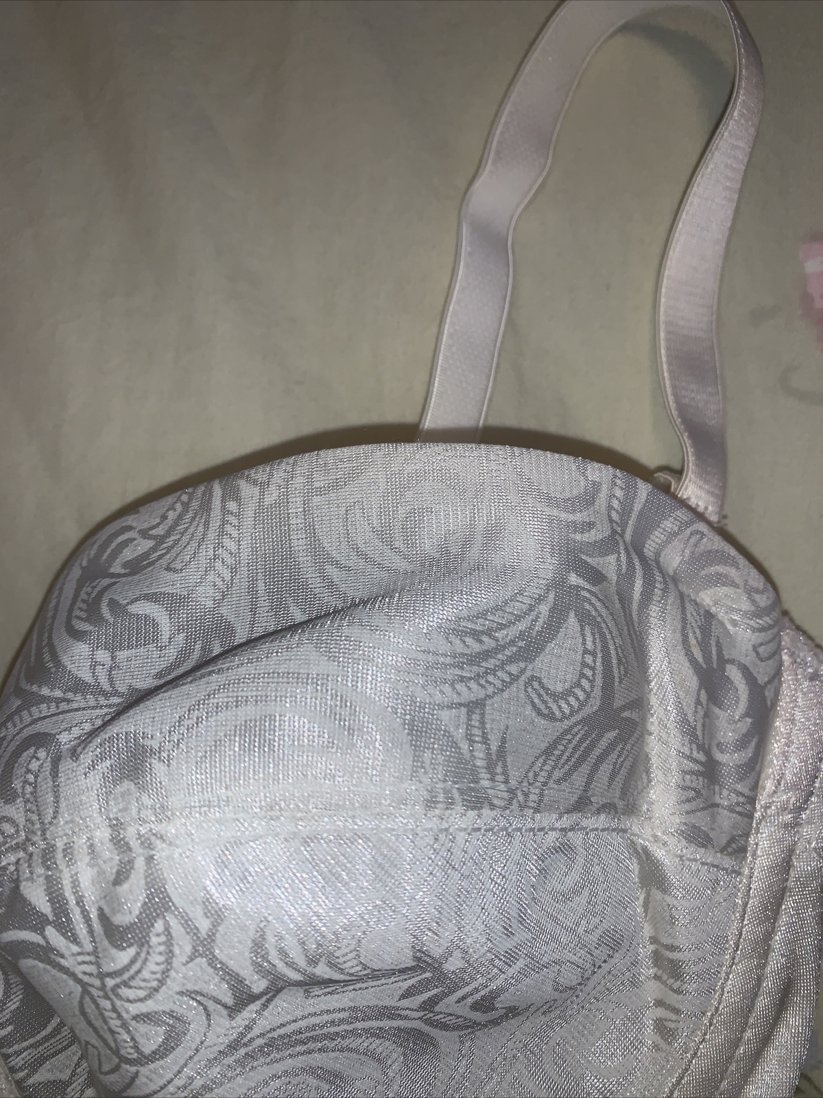Vtg. Sophistique By Smoothie Size 36C White Bodysuit Style 1975 Shaper Girdle