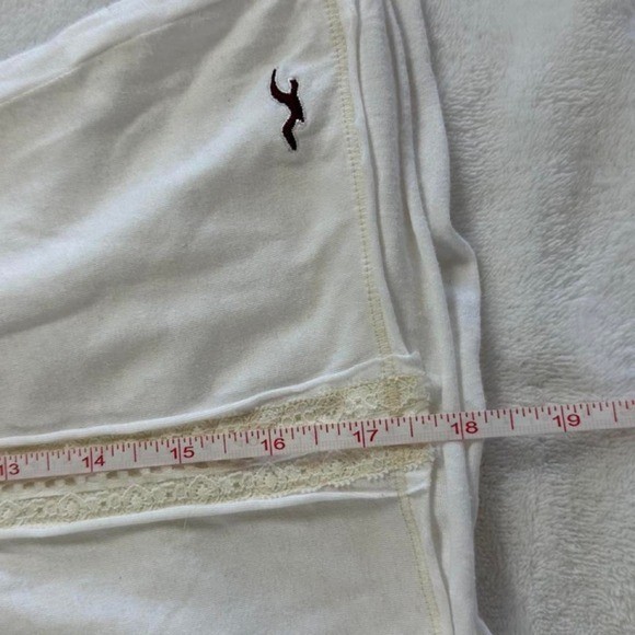 Hollister white cream lace babydoll cami tank y2k vintage mcbling grail