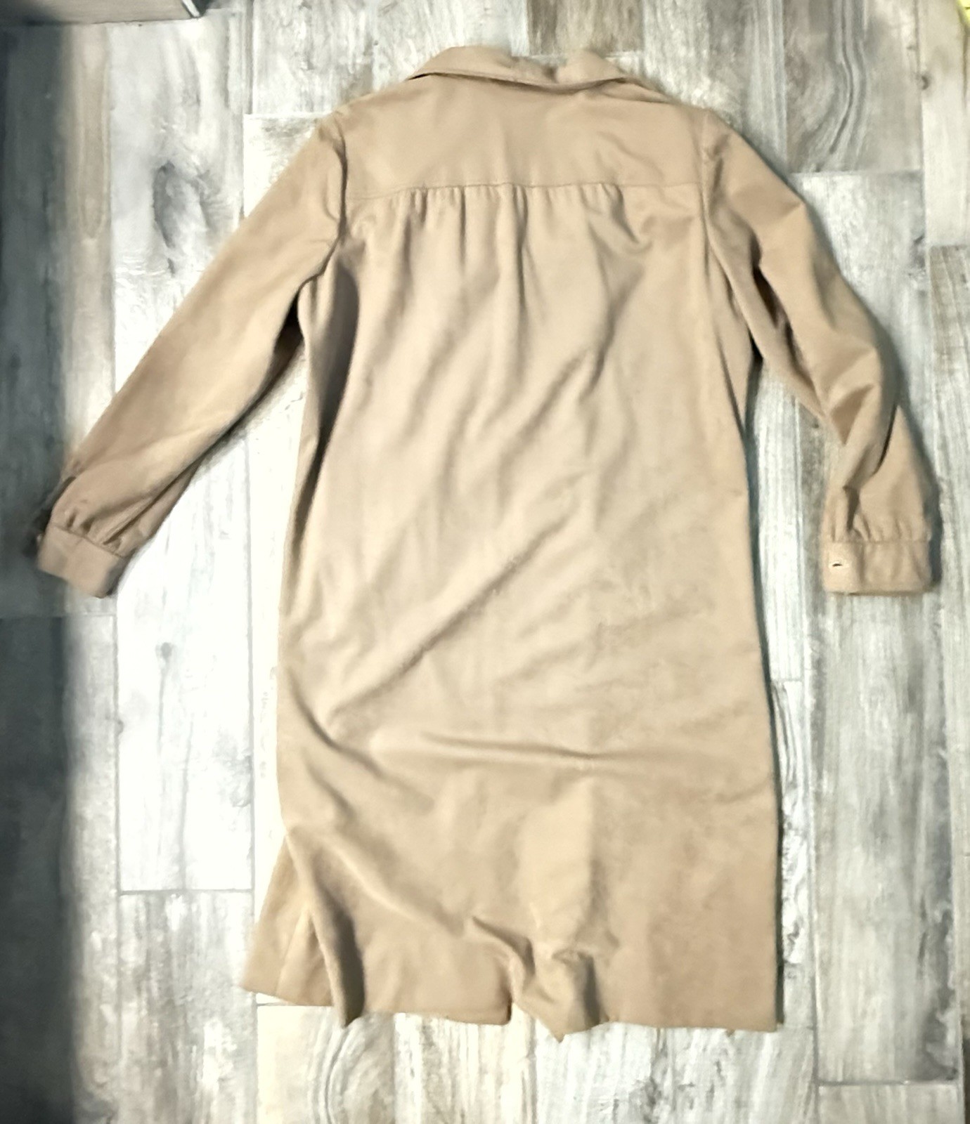 Vintage 70’s Wilroy Traveller by Brownstone Studio Brown Button Up Dress Coat L