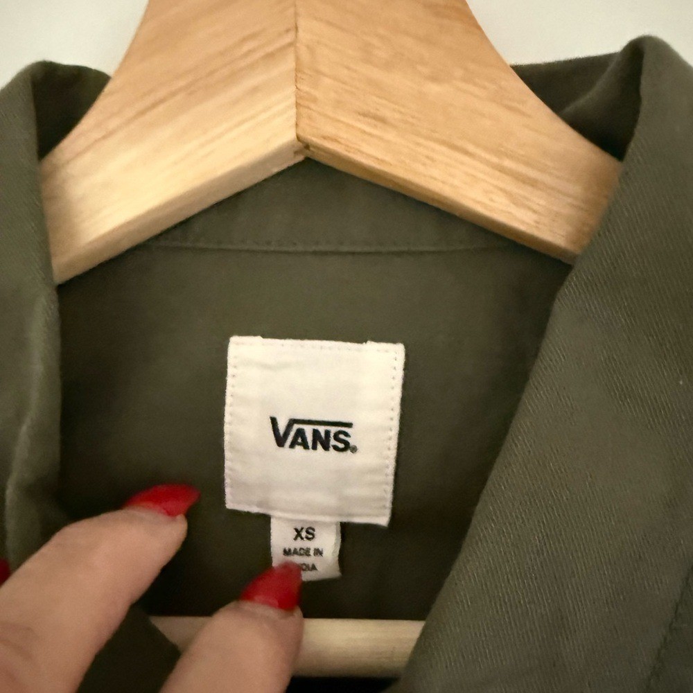 Vans Olive Green Broadway Dress | Utility Style Casual Streetwear