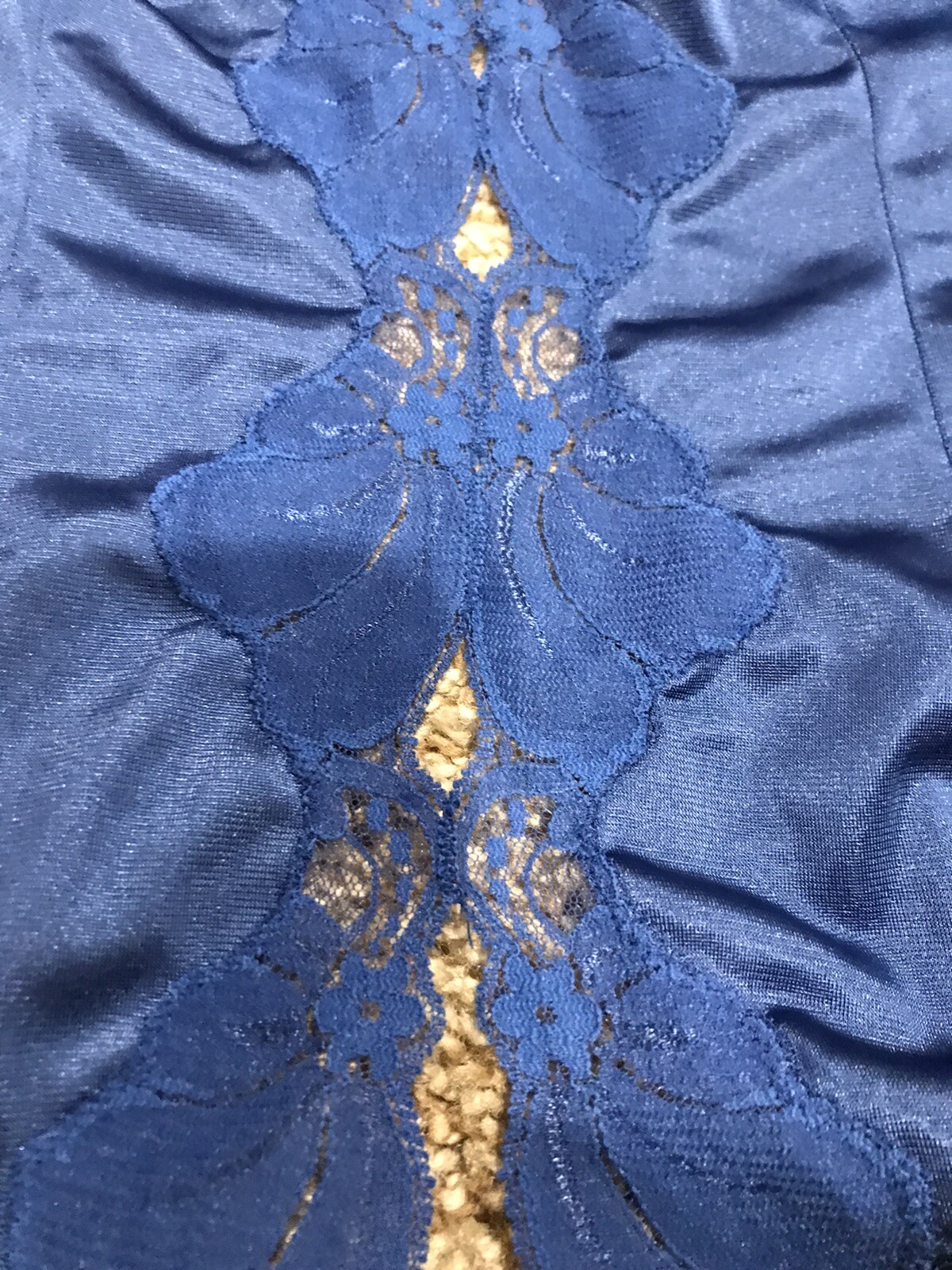 Vtg Ashley Taylor Floral 2-pc Camisole & Half Slip Set 100% Antron III Nylon