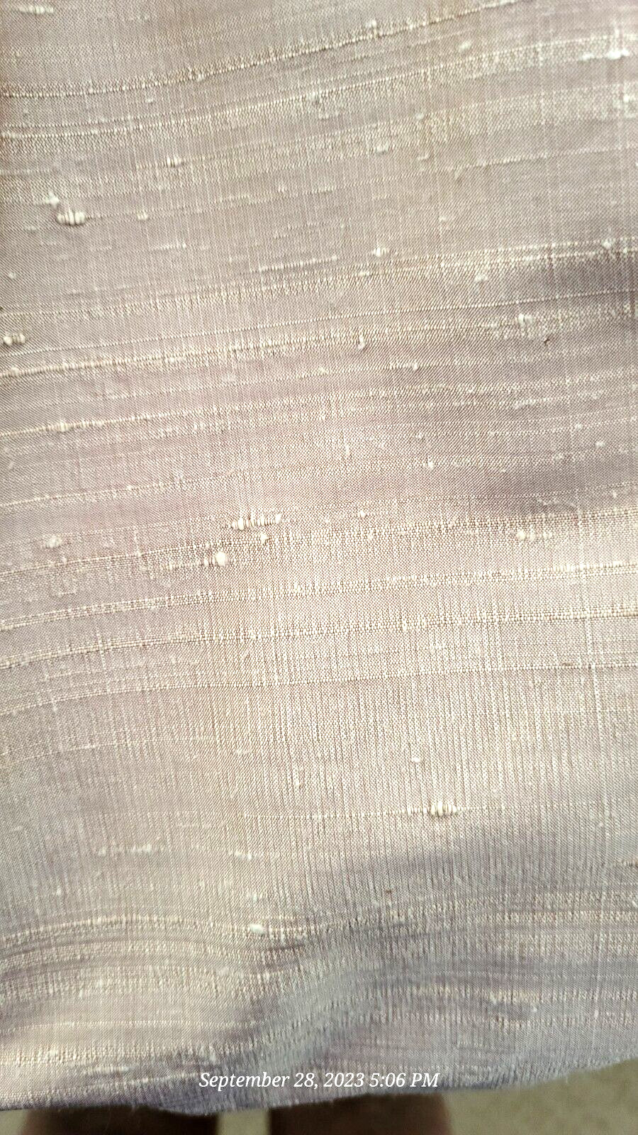 Watters & Watters Vintage Raw Silk Pale Golden Pink Long Formal Skirt Size M