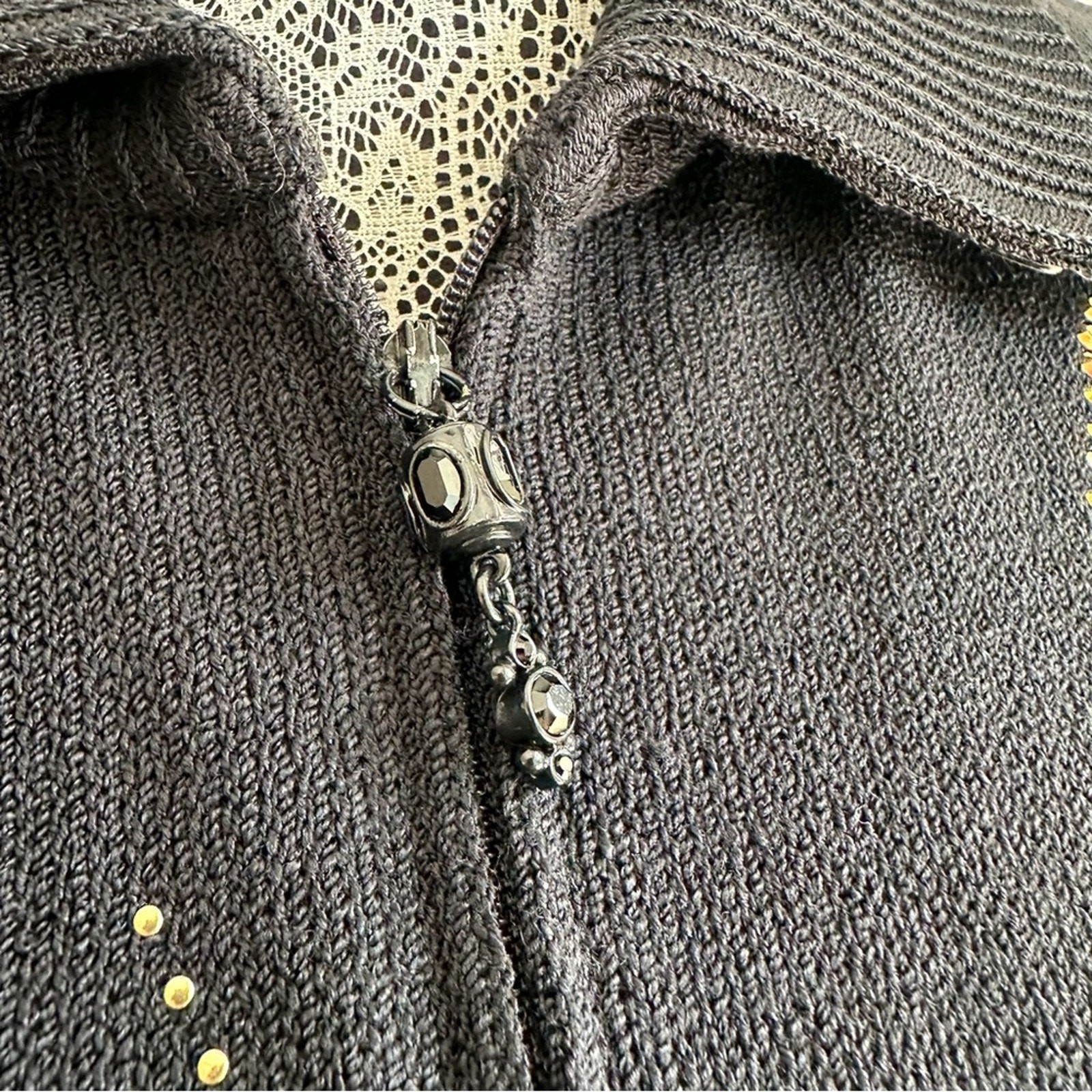 Vintage St.John Evening Knit Jacket with Dragonflies size 8