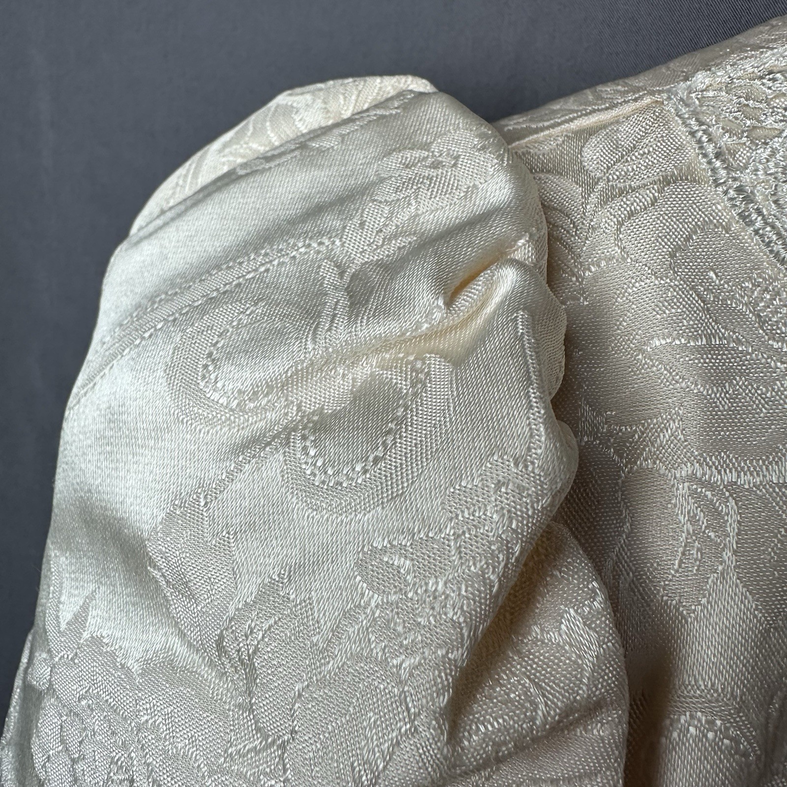 Vtg Jessica McClintock Ivory Lace Skirt Suit 2pc Gunne Sax Style Bridal Size 10