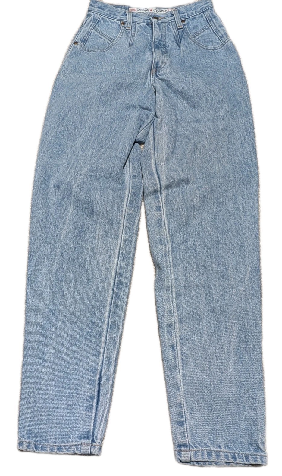 ZENA High Waisted Jeans Vintage 80s 90s Mom Jeans Relax Fit Size 5 24X31
