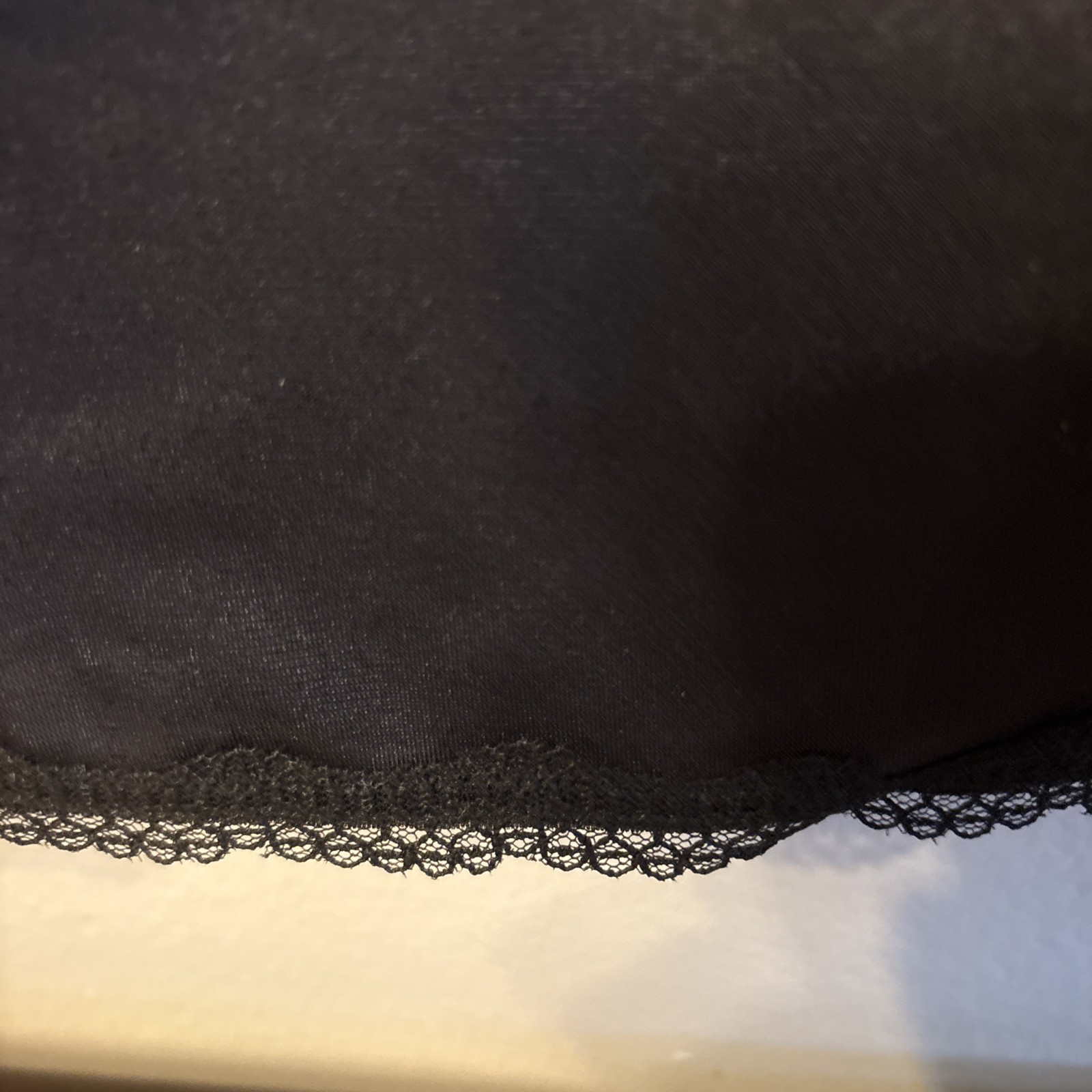 Shadowline Double Slit Under Skirt Black XL 28” Long
