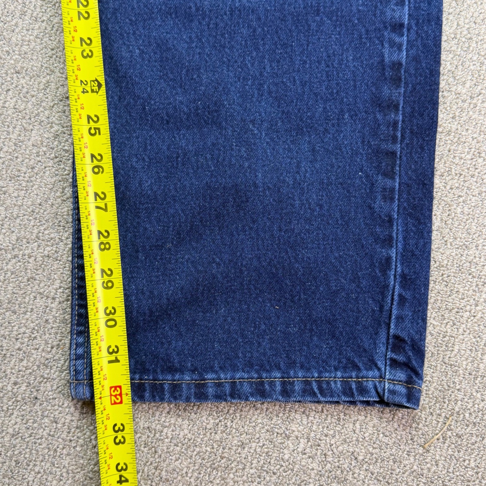 Vintage Levis 577 Jeans Womens 12 L Blue Loose Fit Lower Rise Made in USA
