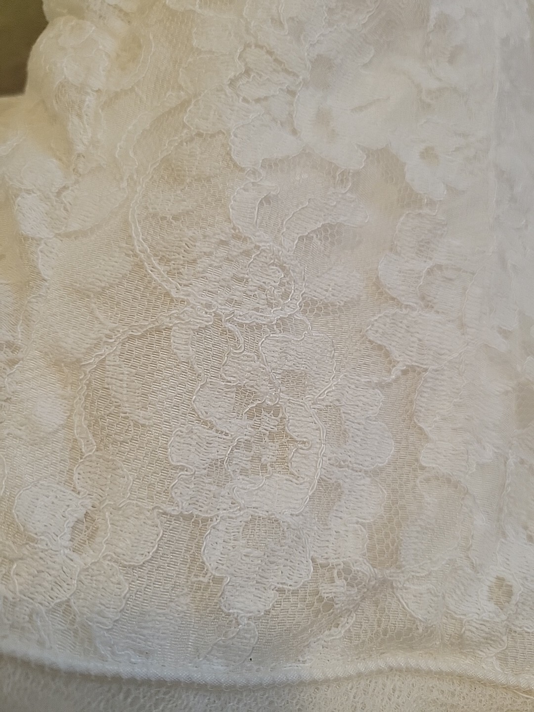 Real Vintage 50s Party Dress Corset Tulle Cream 32 XS