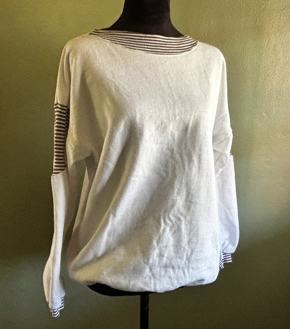 80s Euro Joy Yacht Club Style Sweatshirt.oversized Fit.boat Neck