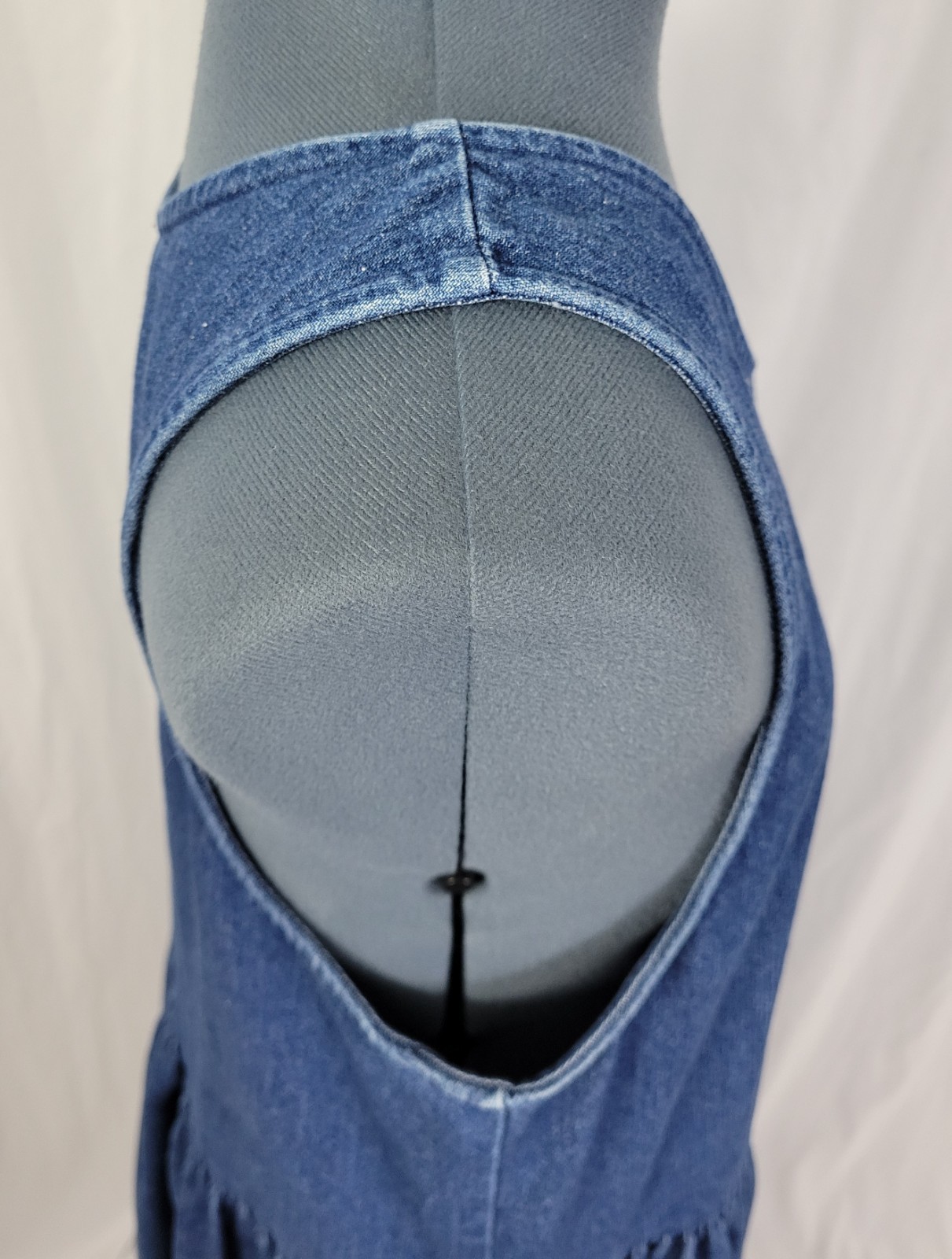 Vintage You Too Babes Denim Jumper w Dropwaist & Pockets Size 13