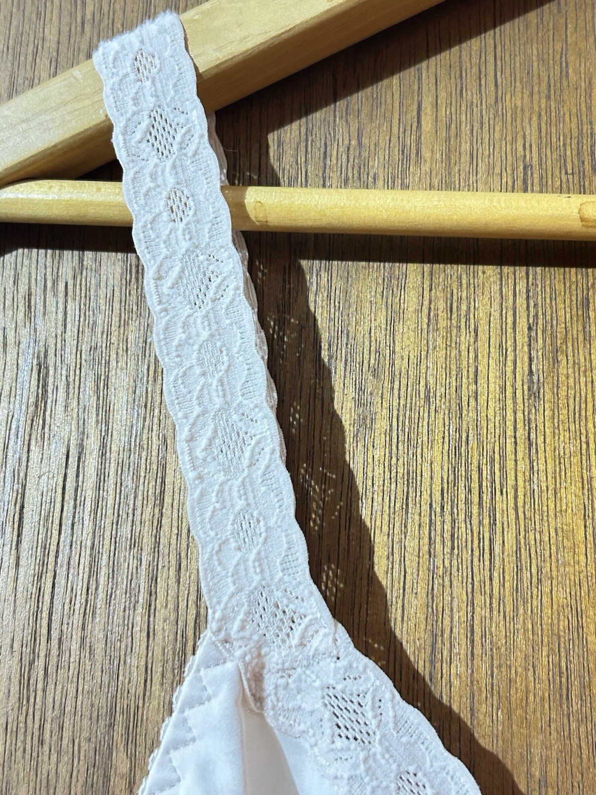 Vintage 2 Pc Nylon & Lace Full Slips Blush & Ivory SZ 40L XL Lorraine Shadowline
